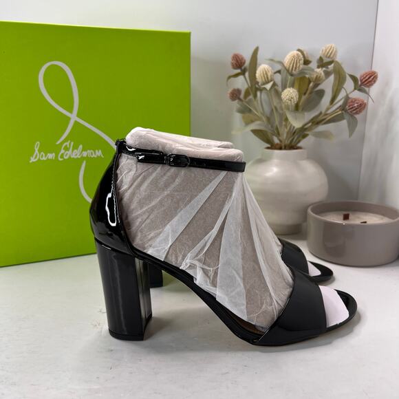 Sam Edelman Robyn Leather Ankle Strap Sandal I3433L1001 Women's US 9.5 Wide NWB - Picture 1 of 11